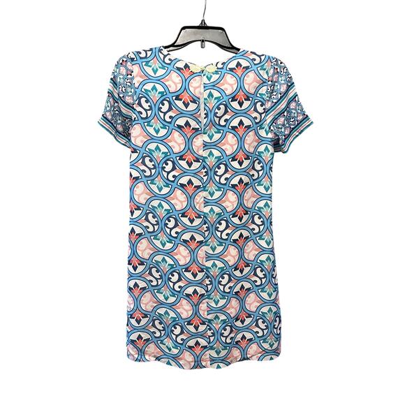 Molly Bracken Windmill Shift Dress in Multi Print, Size Small - Picture 1 of 9